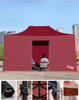 28.6 มม. วิหารเหล็ก 0710 พับ Pop Canopy Custom พิมพ์โฆษณากลางแจ้งเต็นท์ Gazebo เต็นท์ชายหาด Trade Show เต็นท์