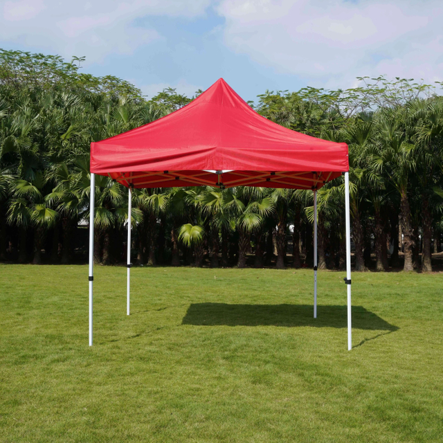 เหล็กที่กำหนดเองขนาด 10x10 ฟุตป๊อปอัพเต็นท์โฆษณาเต็นท์หลังคาสำหรับงานแสดงสินค้าแสดงสินค้ากลางแจ้ง