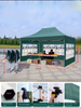 กรอบเพชรหกเหลี่ยมแบบกำหนดเองแบบพับได้แบบพกพา Pop up Gazebo Tent เต็นท์โฆษณาโพลีเอสเตอร์สี่ฤดูพร้อมโลโก้