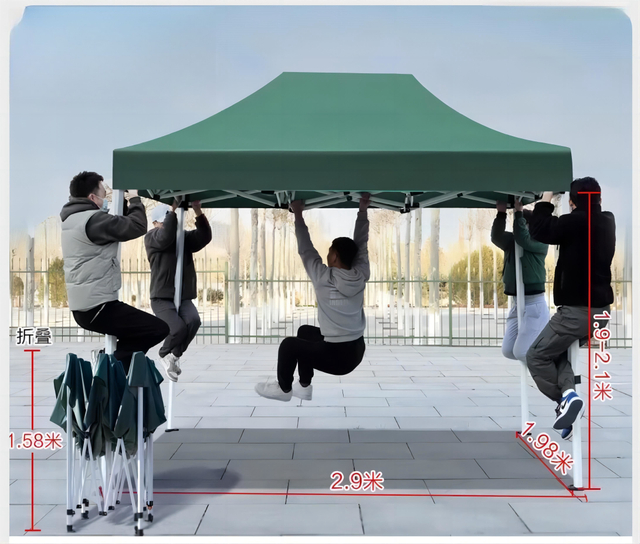 ออกแบบฟรี Trade Show พับอื่นๆที่กำหนดเองพิมพ์ Pop up Canopy Gazebo กันสาด Shelter Marquee เต็นท์กลางแจ้งกรอบหกเหลี่ยม