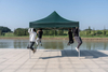 Custom 10x10ft พับ Pop Up งานแสดงสินค้าเต็นท์เต็นท์โฆษณากลางแจ้งกิจกรรมโครงเหล็ก