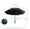 โปรโมชั่นราคาถูกขายส่งที่กำหนดเองสีอัตโนมัติตรงตราร่มกอล์ฟ WindProof พร้อมการพิมพ์โลโก้ร่มกันแดด
