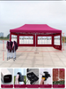 ขายส่งโลโก้ที่กำหนดเองพิมพ์ Pop up Canopy Marquee เต็นท์ปาร์ตี้พับสำหรับการประกันภัยทำจากโพลีเอสเตอร์และไนลอนที่ทนทาน