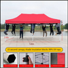 คุณภาพสูง Pop up Canopy 2x2 m 2x3 m 3x3 m 3x4.5 m 3x6 m Trade Show เต็นท์พับโฆษณากลางแจ้ง Gazebo ผ้าโพลีเอสเตอร์