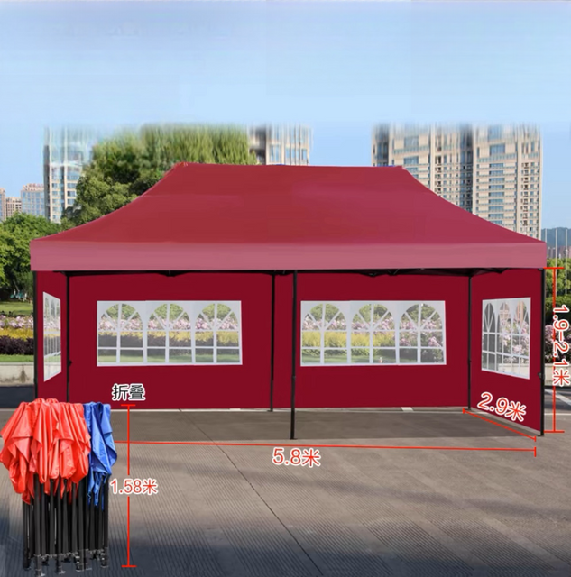 Custom Outdoor Commercial ส่งเสริมการขายเต็นท์พับ Gazebo บูธ Canopies สำหรับอลูมิเนียมกันน้ำเต็นท์นิทรรศการ