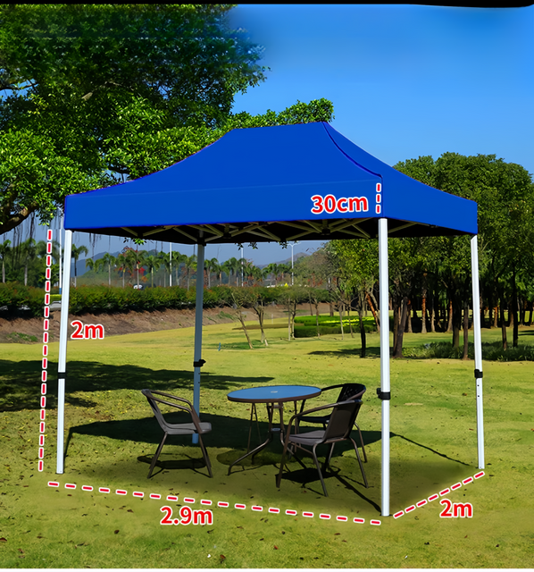 กันน้ำ 3X3m ม่านบังแดดด้านข้าง Gazebo Marquee Party Canopy Garden กลางแจ้งเต็นท์พับได้