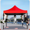 ที่กำหนดเองเต็นท์พับสีแดง 3*3 เมตรหนาโฆษณา Exhibition Stall สี่มุม Canopy โฆษณา Inflatables เต็นท์สำหรับขาย
