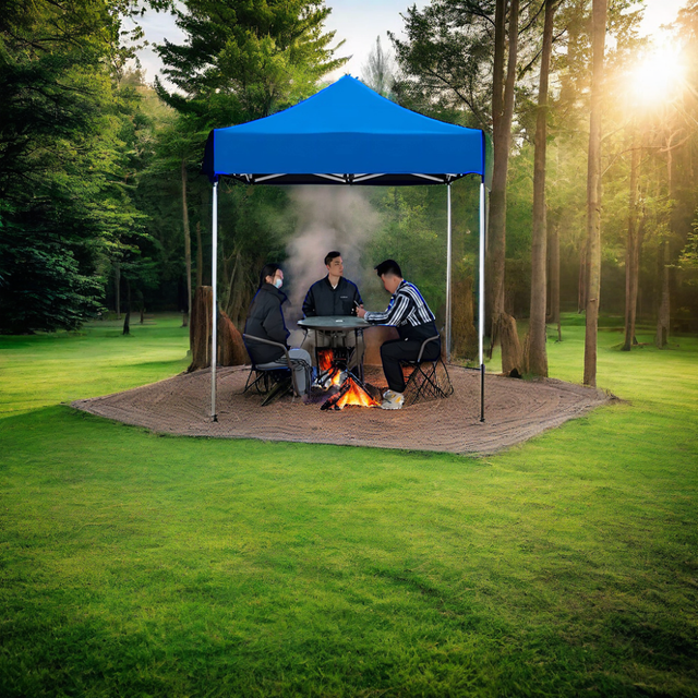 คุณภาพสูง Gazebo ผ้า Pop Canopy เต็นท์พับ Trade Show โฆษณากลางแจ้งปรับแต่งโลโก้ประกันภัยการศึกษา