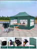 คุณภาพสูง Pop Up Canopy 2x2 m 2x3 m 3x3 m 3x4.5 m 3x6 m Trade Show เต็นท์โฆษณากลางแจ้งเต็นท์พับ 3*3 M Gazebo ผ้า