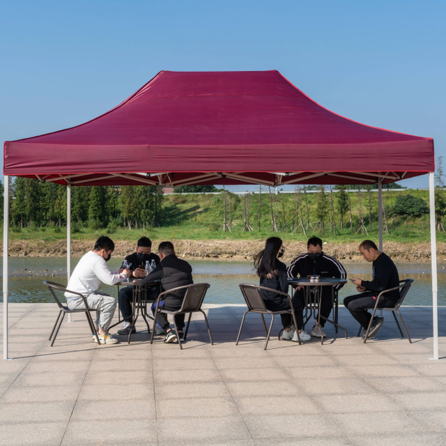 Custom 10x15ft พับ Pop Up งานแสดงสินค้าเต็นท์เต็นท์โฆษณากลางแจ้งกิจกรรมโครงเหล็ก