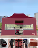 พรีเมี่ยมเท้า Heavy Duty Canopy Frame พับ Pop up Tent สำหรับงานการค้าอลูมิเนียมเต็นท์นิทรรศการกันน้ำ