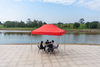 เต็นท์กิจกรรมกลางแจ้งพร้อมโลโก้ที่กำหนดเองโปรโมชั่นงานแสดงสินค้า 6x10ft Pop Up โฆษณาที่กำหนดเองพิมพ์หลังคาพร้อมเต็นท์โครงเหล็ก