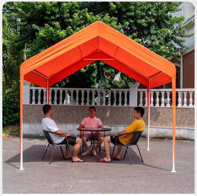 ปาร์ตี้ในสวนกลางแจ้งขนาด 10x10 ฟุตพับประกอบเต็นท์หลังคาสำหรับกิจกรรมและงานแสดงสินค้า