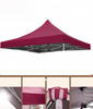 อลูมิเนียมขนาดใหญ่ Die Casting เท้าที่กำหนดเองพิมพ์ 3x4.5 พับเต็นท์ Gazebo Canopy สำหรับงานแสดงสินค้าเต็นท์โฆษณากลางแจ้ง