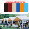 Outdoor 10x10ft Garden Party Folding ประกอบงานแสดงสินค้าเต็นท์หลังคาสำหรับกิจกรรมต่างๆ
