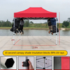 คุณภาพสูง Pop up Canopy 2x2 m 2x3 m 3x3 m 3x4.5 m 3x6 m Trade Show เต็นท์พับโฆษณากลางแจ้ง Gazebo ผ้าโพลีเอสเตอร์