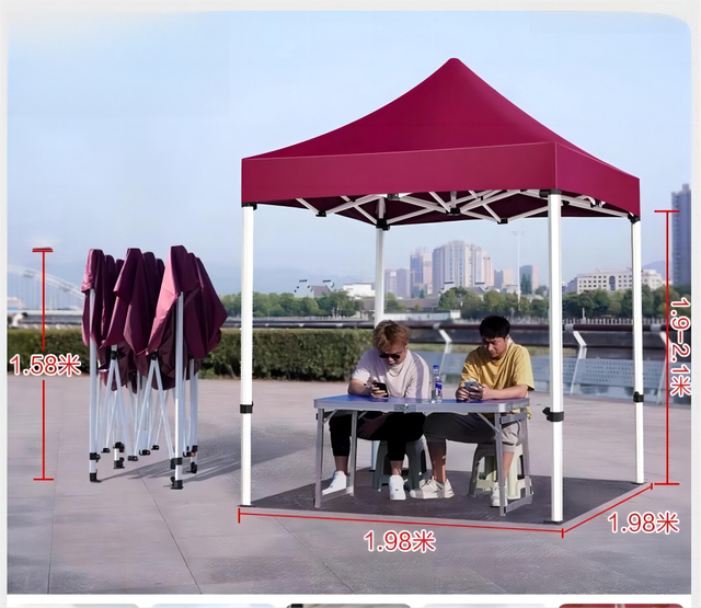 คุณภาพสูง Pop Up 10x10FT Canopy 2x2 m 3x3 m 3x4.5 m 3x6 m Trade Show เต็นท์โฆษณากลางแจ้งเต็นท์พับ 3*3 M Gazebo ผ้า