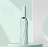 High-end น้ำหนักเบาแฟชั่นสาวของขวัญ Mini Pocket ร่มพับพับได้ 5 พับ Gold Handle Capsule Parasol