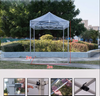 ขายร้อนคุณภาพสูง Pergola Canopy เต็นท์ Pop-Up กรอบหกเหลี่ยม Heavy Duty Canopy อลูมิเนียมกันน้ำนิทรรศการเต็นท์