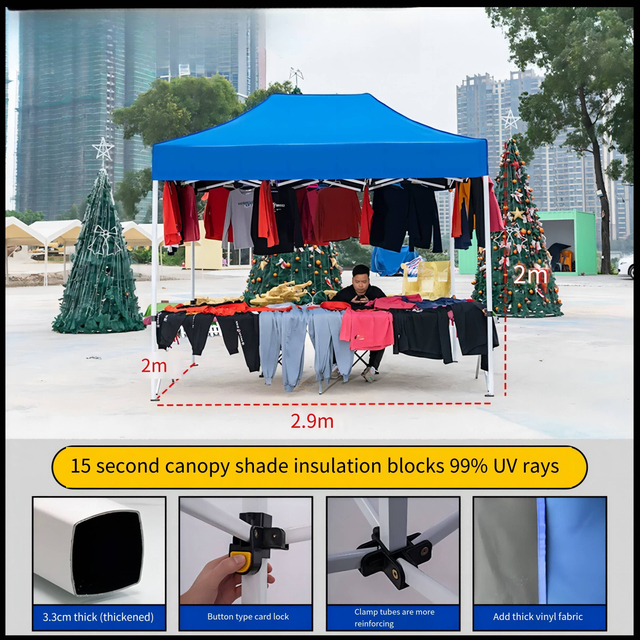 คุณภาพสูง Gazebo ผ้า Pop Canopy เต็นท์พับ Trade Show โฆษณากลางแจ้งปรับแต่งโลโก้ประกันภัยการศึกษา