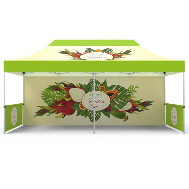พิมพ์แบบกำหนดเอง 3x6 Ez up Pop up Canopy Tent งานแสดงสินค้าโฆษณา Gazebo Roof Top สำหรับขาย