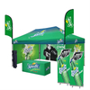 Custom 10X15ft เต็นท์หลังคาเหล็ก Pop-Up เต็นท์โฆษณาสำหรับงานแสดงสินค้ากลางแจ้งและการครอบคลุมกิจกรรม