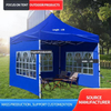 โมเดิร์น 3x3 กันน้ำงานแสดงสินค้าพับเต็นท์โครงเหล็กหลังคาป๊อปปาร์ตี้กลางแจ้งเหตุการณ์การพิมพ์โลโก้ที่ปรับแต่งได้