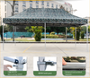 งานแสดงสินค้า EconomicTent โครงเหล็กงานส่งเสริมการขายที่กำหนดเองโลโก้โฆษณาพับ Gazebo Marquee Canopy Pop Up Tent