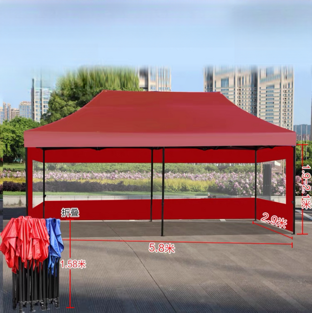 ขายส่งโฆษณาที่กำหนดเองพับ Gazebo กลางแจ้ง Pop up Canopy กรอบสำหรับอลูมิเนียมกันน้ำเต็นท์นิทรรศการ
