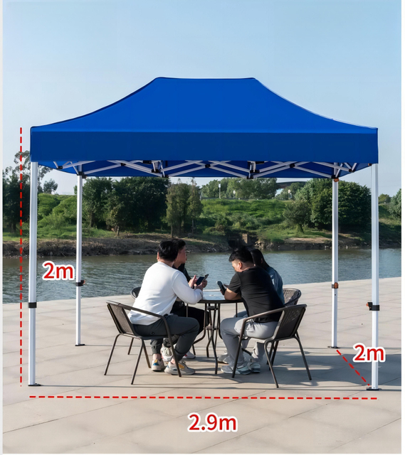 2X3M โฆษณากลางแจ้ง Custom พิมพ์กิจกรรมนิทรรศการ Pop Up Canopy เต็นท์พับเต็นท์งานแสดงสินค้า
