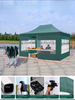 คุณภาพสูง Pop Up Canopy 2x2 m 2x3 m 3x3 m 3x4.5 m 3x6 m Trade Show เต็นท์โฆษณากลางแจ้งเต็นท์พับ 3*3 M Gazebo ผ้า