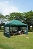 10 * 15ft งานแสดงสินค้าเต็นท์การพิมพ์โลโก้ที่กำหนดเองแบรนด์ gazebo canopy หกเหลี่ยมสำหรับธุรกิจด้วยผ้า