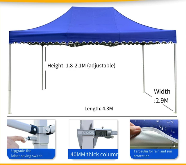 ที่ขายดีที่สุดกลางแจ้ง 10x10ft Canopyเต็นท์นิทรรศการกิจกรรมMarquee Gazebos Canopy Pop Up Customพิมพ์เต็นท์