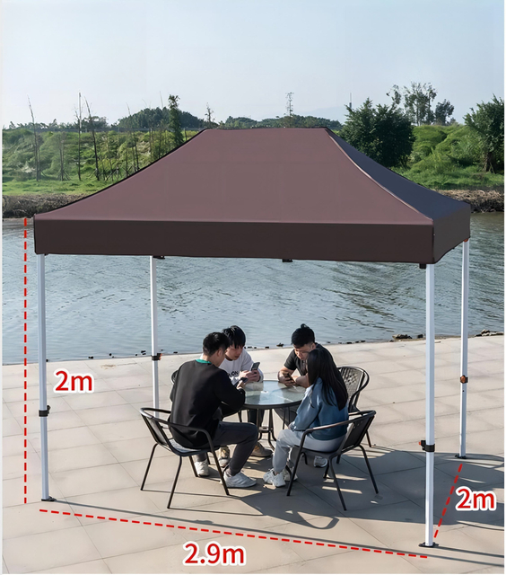 2X3M โฆษณากลางแจ้ง Custom พิมพ์กิจกรรมนิทรรศการ Pop Up Canopy เต็นท์พับเต็นท์งานแสดงสินค้า