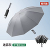 ขายส่งร่มไฟฉาย LED อัตโนมัติแบบหมุนได้ 180 องศาขนาดใหญ่สุดสามพับแบบใช้คู่