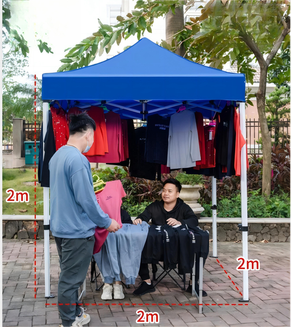 2X2M โฆษณากลางแจ้งพิมพ์ที่กำหนดเองแม้นิทรรศการ Pop Up Canopy เต็นท์โครงเหล็กพับ Trade Show เต็นท์