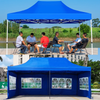 3x4.5 กันน้ำ Trade Show พับเต็นท์ Pop-Up Canopy เหล็กกรอบงานปาร์ตี้กลางแจ้งปรับแต่งการพิมพ์โลโก้