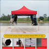 คุณภาพสูง Pop up Canopy 2x2 m 2x3 m 3x3 m 3x4.5 m 3x6 m Trade Show เต็นท์พับโฆษณากลางแจ้ง Gazebo ผ้าโพลีเอสเตอร์