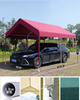 โมเดิร์นกลางแจ้ง 3x5 โฆษณากันน้ำงานแสดงสินค้า Canopy พร้อมโลโก้ที่กำหนดเองโครงเหล็ก Garden Party เต็นท์