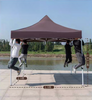 คุณภาพสูงโฆษณาที่กำหนดเองอลูมิเนียมพับ Gazebo 10x10 กลางแจ้ง Pop up Canopy โลโก้สำหรับ Trade Show เต็นท์