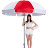 ร่มกอล์ฟที่มีโลโก้ windproof เคลือบยูวีอัตโนมัติเปิด eva จับที่กำหนดเองพิมพ์โฆษณาร่มฝนหลังคาคู่