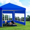 Custom 10x10ft พับ Pop Up งานแสดงสินค้าเต็นท์เต็นท์โฆษณากลางแจ้งงานแสดงสินค้าเต็นท์