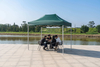 เต็นท์กิจกรรมกลางแจ้งพร้อมโลโก้ที่กำหนดเองโปรโมชั่นงานแสดงสินค้า 6x10ft Pop Up โฆษณาที่กำหนดเองพิมพ์หลังคาพร้อมเต็นท์โครงเหล็ก