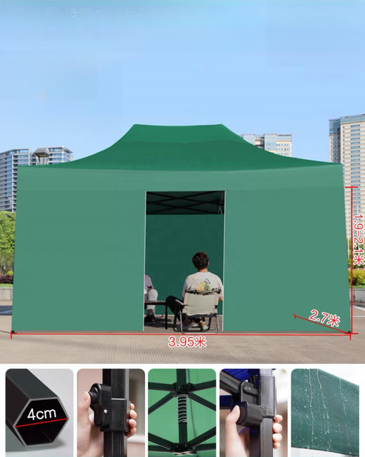 28.6 มม. วิหารเหล็ก 0710 พับ Pop Canopy Custom พิมพ์โฆษณากลางแจ้งเต็นท์ Gazebo เต็นท์ชายหาด Trade Show เต็นท์