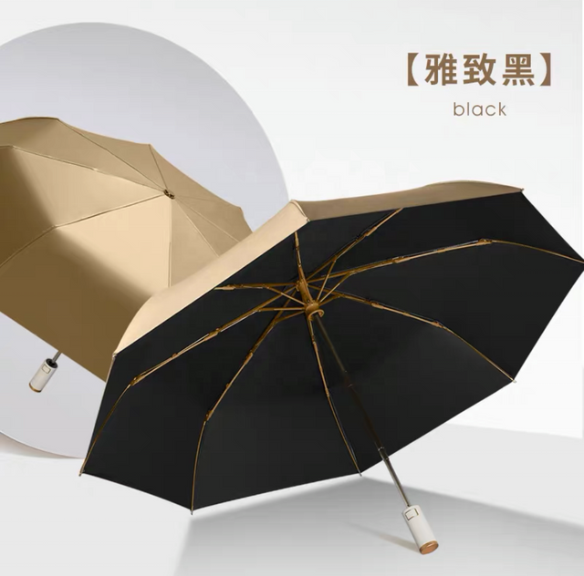 Luxin ร่มโรงงาน Travel ขนาดกะทัดรัดแบบพกพากระเป๋าพับร่มมือถือขนาดแบน Parasol