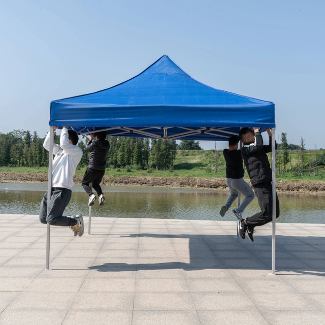 Custom 10x10ft โครงเหล็ก Canopy งานแสดงสินค้าเต็นท์ Pop Up กิจกรรมกลางแจ้งเต็นท์โฆษณาสำหรับกิจกรรม Canopy