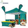 Custom 10X15ft เต็นท์หลังคาเหล็ก Pop-Up เต็นท์โฆษณาสำหรับงานแสดงสินค้ากลางแจ้งและการครอบคลุมกิจกรรม